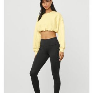 ALO Black cargo leggings. Super cute and sculpting, lots of pockets.